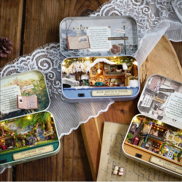 BRAND NEW! Miniature Theatre DIY Dollhouse Kit, Assembly required - Picture 5 of 8